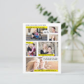 漫画ブックスタイル日付の保存 案内ポストカード (スタンド正面)