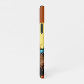 漫画ブックスタイル満月の前に狼男 iPhoneケース (右側)