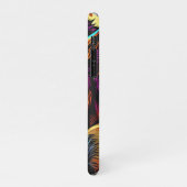 漫画ブックスタイル満月の前に狼男 iPhoneケース (左側)