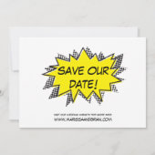 漫画ブックストリップ日付の保存 セーブザデート (裏面)