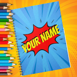 漫画ブックスーパーヒーローカスタムスパイラルノート ノートブック