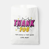 漫画ブックスーパーヒーローガールズ誕生日サンキューユー フェイバーバッグ (正面)