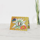 漫画ブックスーパーヒーローサンキューカード サンキューカード (正面)