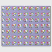 漫画ブックテーマOMG おもしろい ラッピングペーパー (フラット)