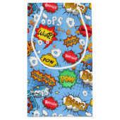 漫画ブックバブル抱き枕 スモールペーパーバッグ (裏面)