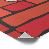 漫画ブックバンポスターイラストレーション ポスター (角)