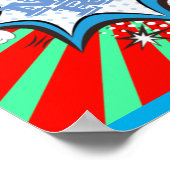 漫画ブックパーソナライズされた名室ポスター署名 ポスター (角)