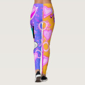 漫画ブックファンガールレギンス レギンス (裏面)