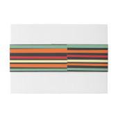 漫画ブックファンタジーバー(ユダヤ教の)バル・ミツバーラップバンド 招待状ベリーバンド (裏面例)