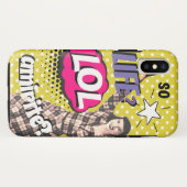 漫画ブックポップ・アートのアートレトロレディおもしろい Case-Mate iPhoneケース (裏面(横))