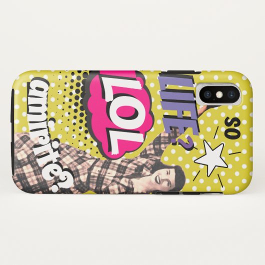 漫画ブックポップ・アートのアートレトロレディおもしろい Case-Mate iPhoneケース (裏面(横))