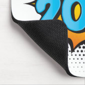 漫画ブックモダンタイポグラフィ2020年のレトロクラス マウスパッド (コーナー)