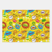 漫画ブックラッピング紙セット ラッピングペーパーシート (正面3)