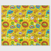 漫画ブックラッピング紙 ラッピングペーパー (フラット)