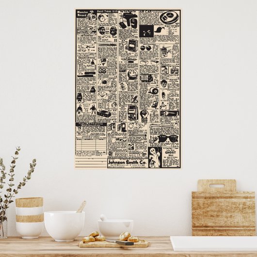 漫画ブック広告 ポスター (キッチン)