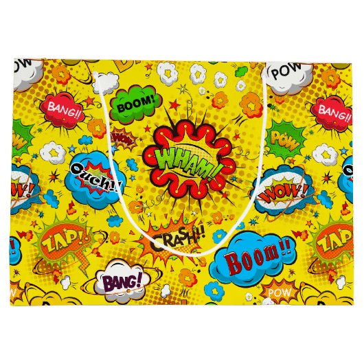 漫画ブック抱き枕 ラージペーパーバッグ (裏面)