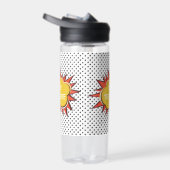 漫画ブック爆発カスタム文字バブル ウォーターボトル (右面)