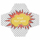 漫画ブック爆発カスタム文字バブル サッカーボール (フラット)