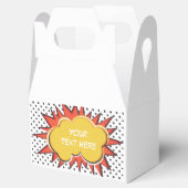 漫画ブック爆発カスタム文字バブル フェイバーボックス (オープン)