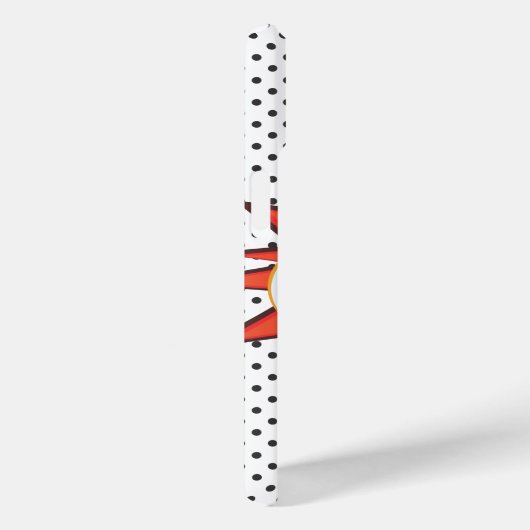 漫画ブック爆発カスタム文字バブル Case-Mate iPhoneケース (裏面 / 右)