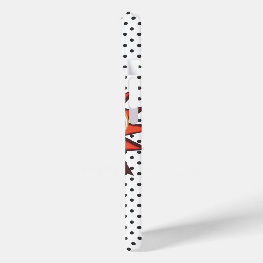 漫画ブック爆発カスタム文字バブル Case-Mate iPhoneケース (裏面 / 左)