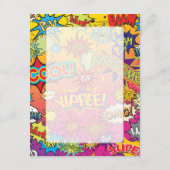 漫画ブック結婚SUPERHERO エンクロージャーカード (裏面)