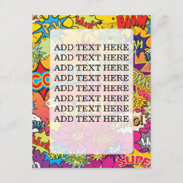 漫画ブック結婚SUPERHERO エンクロージャーカード