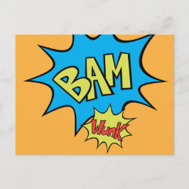 漫画ブック「Bam」バルーンの爆発 ポストカード