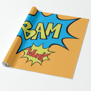 漫画ブック「Bam」バルーン ラッピングペーパー