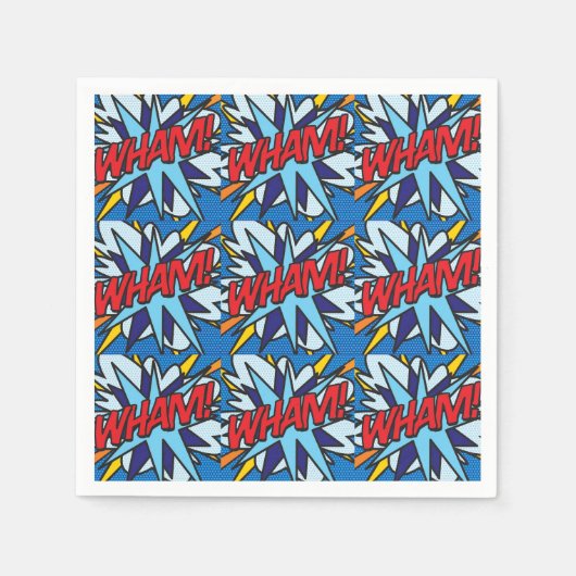 漫画ブックWHAM スタンダードカクテルナプキン (正面)