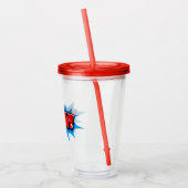 漫画ブックWOW! アクリルタンブラー (左)