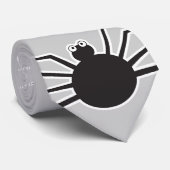 漫画ブラックスパイダー及びくもの巣おもしろいハローウィンパーティ ネクタイ (ロール)