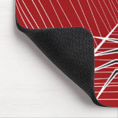 漫画ブラックスパイダー&くもの巣不気味おもしろいハロウィーン マウスパッド (コーナー)