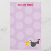 漫画ブラックトゥーカンバードキッド誕生日ありがとう 便箋 (正面)