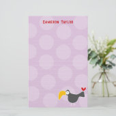 漫画ブラックトゥーカンバードキッド誕生日ありがとう 便箋 (スタンド正面)