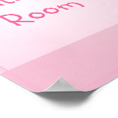 漫画プリンセスカスタマイズ可能な子どものウォールアート ポスター (角)