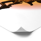 漫画ヘリコプター ポスター (角)