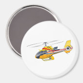 漫画ヘリコプター マグネット (正面/裏面)