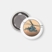 漫画ヘリコプター マグネット (正面/裏面)