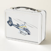 漫画ヘリコプター メタルランチボックス (裏面)