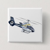 漫画ヘリコプター 缶バッジ (正面)