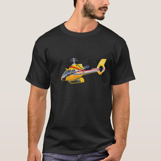 漫画ヘリコプター Tシャツ (正面)
