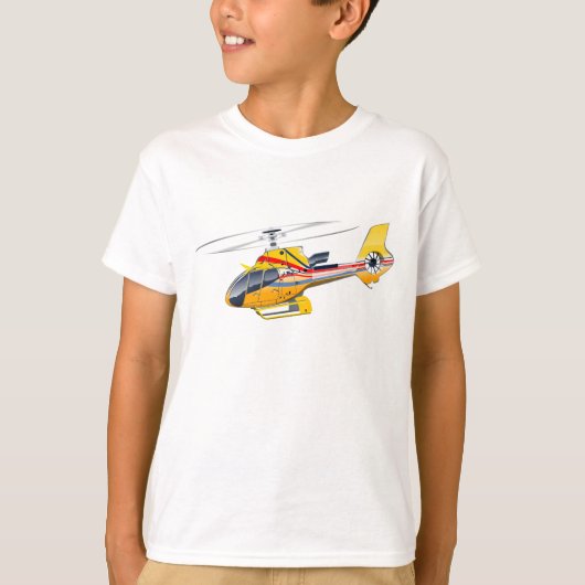 漫画ヘリコプター Tシャツ (正面)