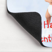 漫画ベビー飛んでいる弓矢のキューピッド マウスパッド (コーナー)