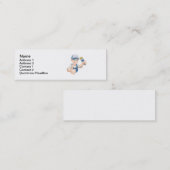 漫画ペインターの装飾者 スキニー名刺 (正面/裏面)