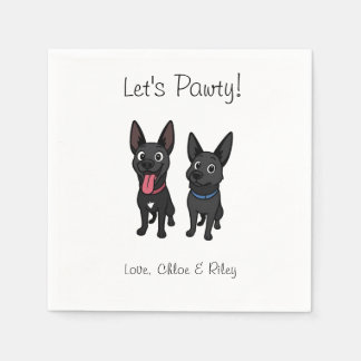 漫画ペットカクテルナプキン スタンダードカクテルナプキン