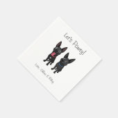 漫画ペットカクテルナプキン スタンダードカクテルナプキン (角)