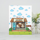 漫画ペットケアパーソナライズされたスクラップブック紙 (スタンド正面)