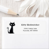 漫画ホワイトアイズブラックキャットおもしろい差出人住所 ラベル (インサイチュ)