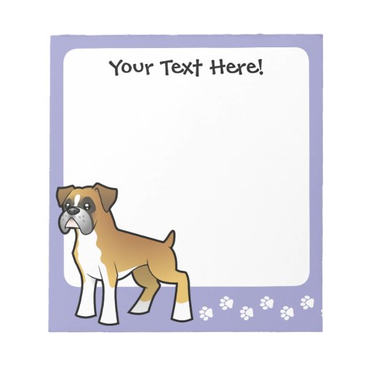 漫画ボクサー ノートパッド (正面)